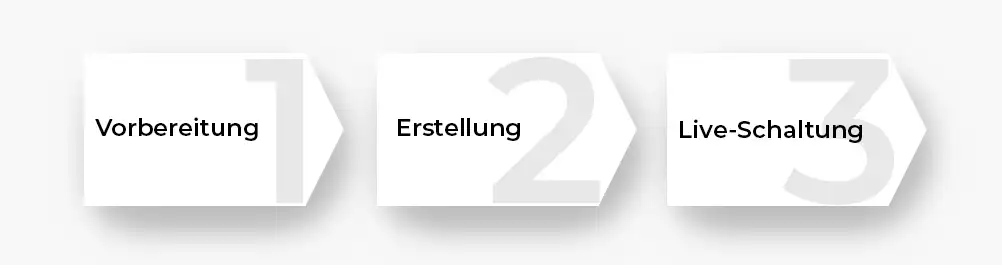3 Schritte eine Website erstellen lassen